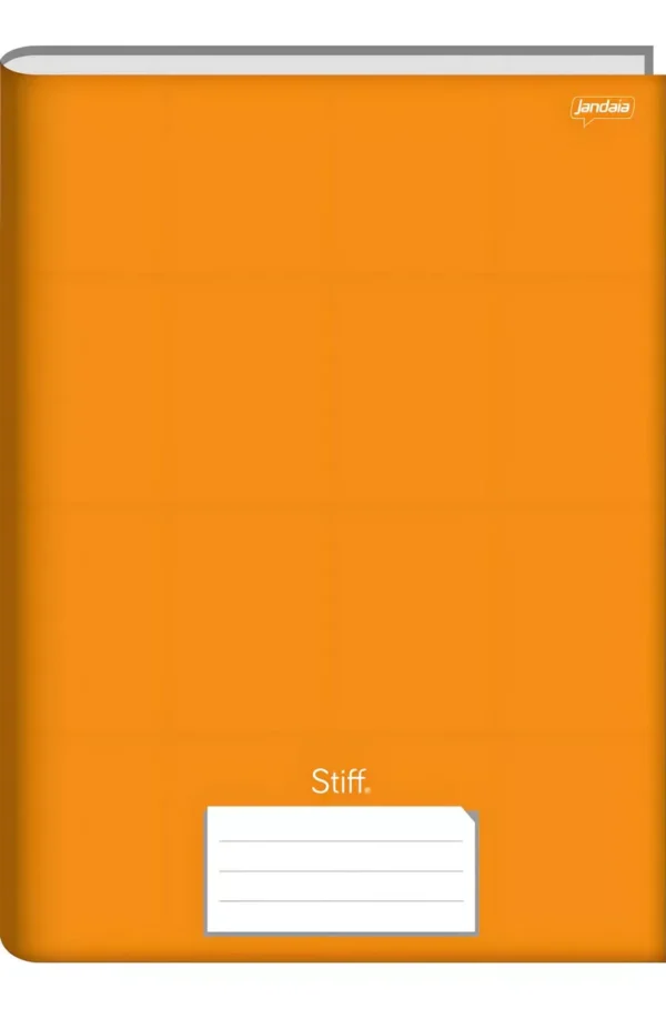 CADERNO BROCHURA 1/4 CD 96FLS LARANJA JANDAIA
