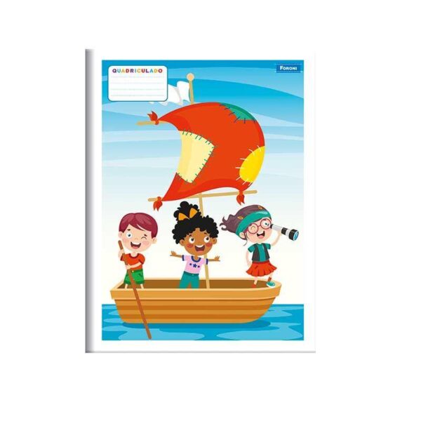 CADERNO BROCHURA PEDAGOGICO QUADRICULADO 40F 1X1