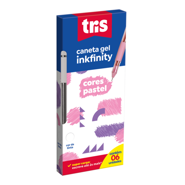 CANETA GEL TRIS INKFINITY BCO - Image 2