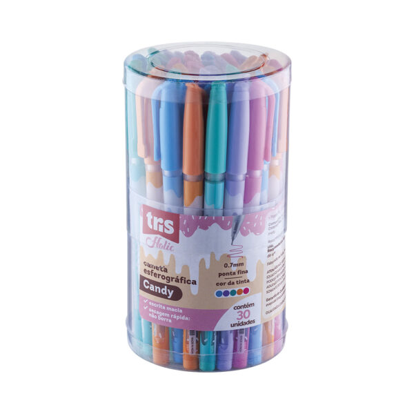 CANETA ESFEROGRAFICA TRIS HOLIC CANDY