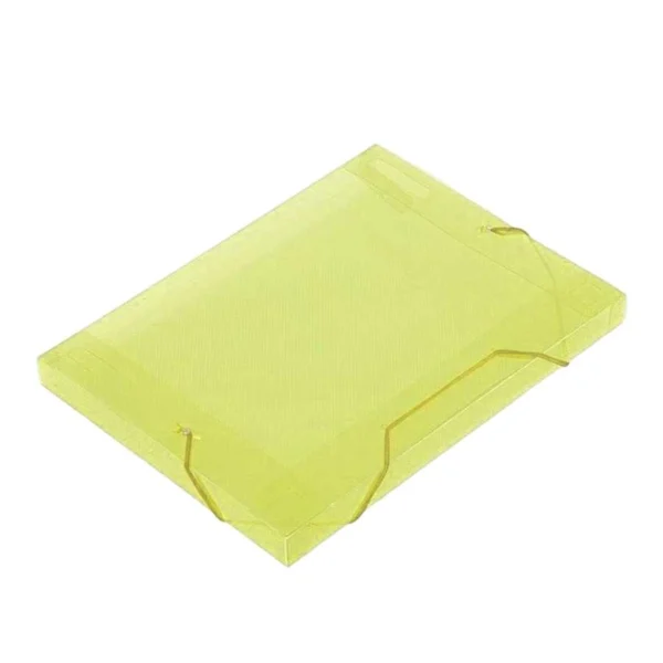 PASTA OFICIO 40MM POLIBRAS - AMARELO - UNICO