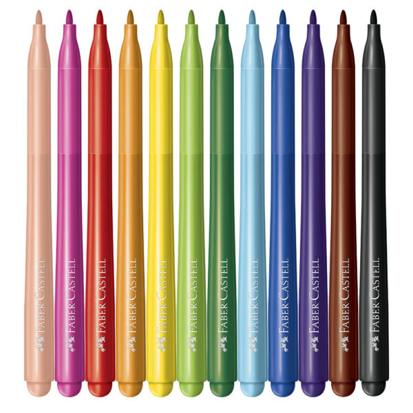 HIDROCOR FABER CASTELL 12 CORES VAI E VEM - Image 3