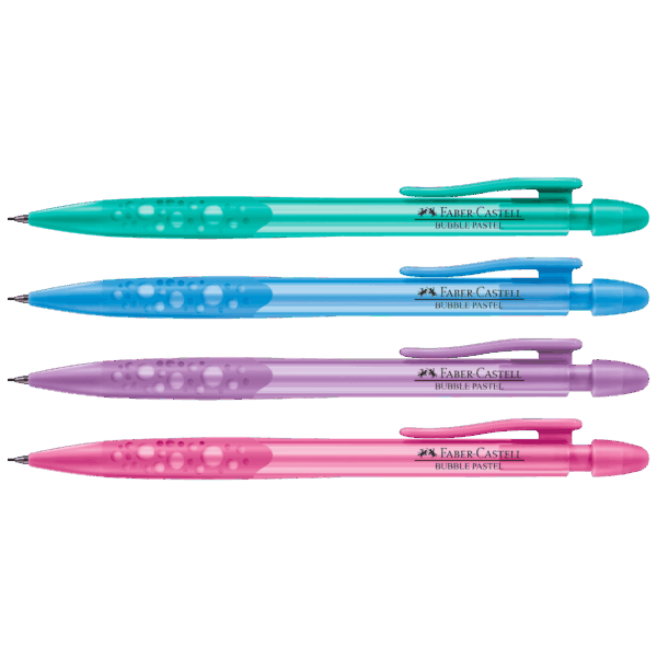LAPISEIRA FABER CASTELL 0.7MM BUBBLE PASTEL