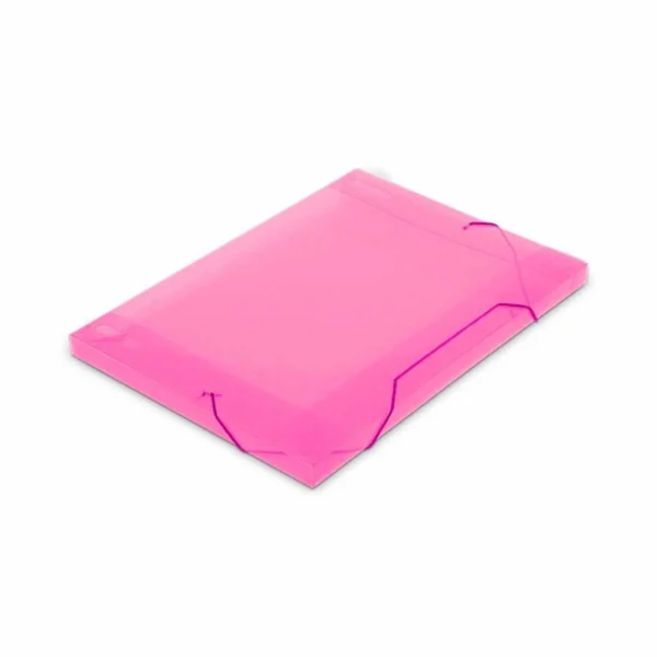 PASTA OFICIO 18MM POLIBRAS - ROSA - UNICO