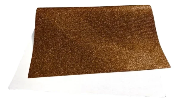 PAPEL MICROONDULADO 50X80 CGLITTER MARROM
