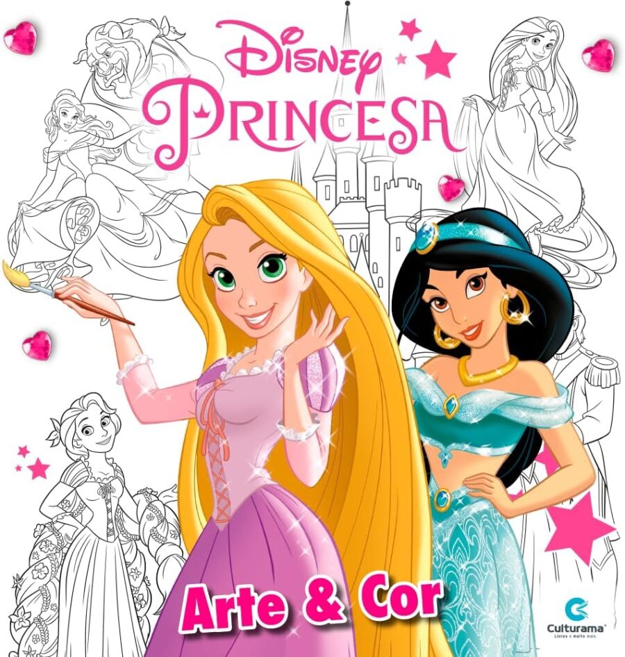 ARTE E COR BABY PRINCESAS LIVRO DE COLORIR
