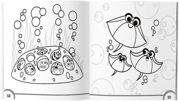 ARTE E COR BABY SHARK LIVRO PARA COLORIR - Imagem 2