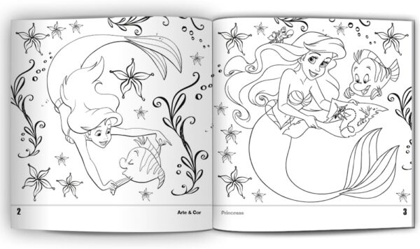 ARTE E COR BABY PRINCESAS LIVRO DE COLORIR - Imagem 2