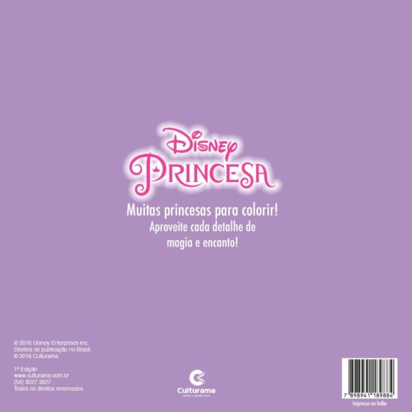 ARTE E COR BABY PRINCESAS LIVRO DE COLORIR - Imagem 3