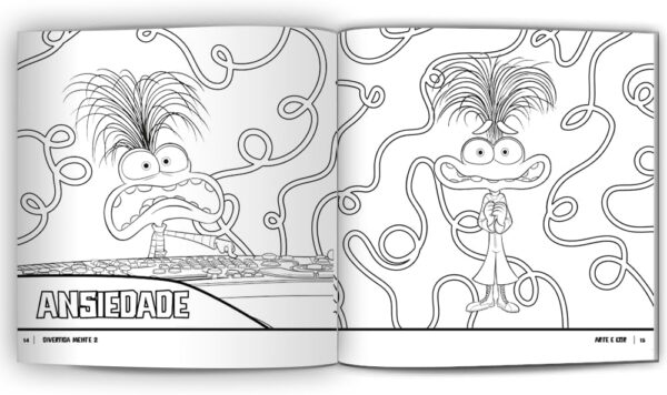 ARTE E COR DIVERTIDA MENTE 2 LIVRO PARA COLORIR - Imagem 2