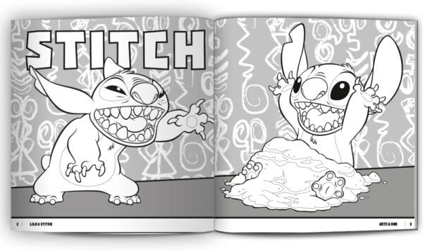 ARTE E COR BABY STITCH LIVRO DE COLORIR - Imagem 2