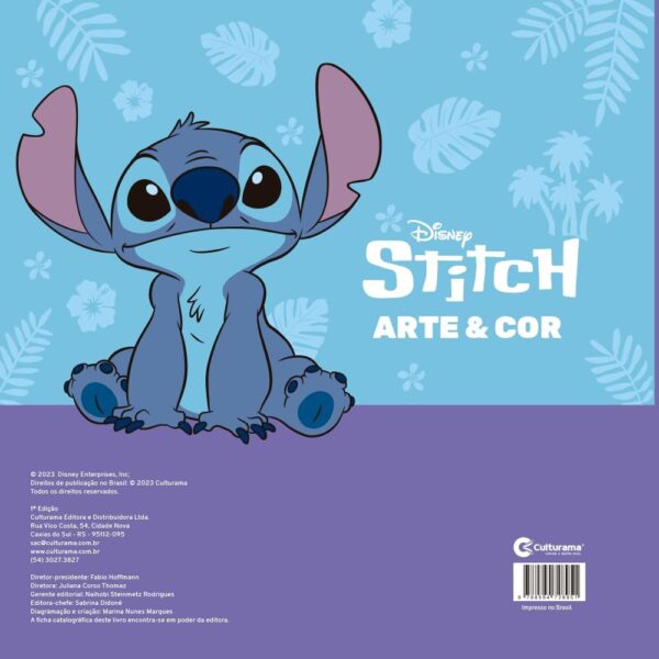 ARTE E COR BABY STITCH LIVRO DE COLORIR - Imagem 3
